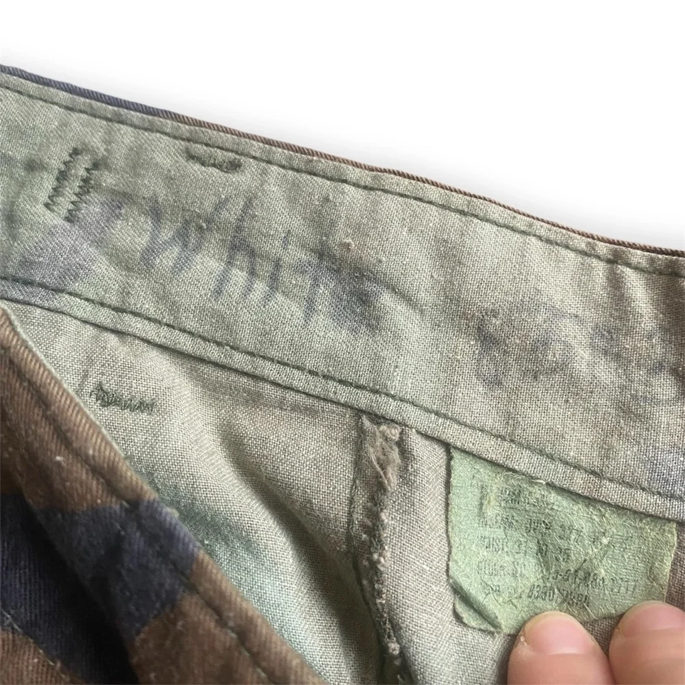 Authentic Vintage US Army Military Camouflage Jacket & Pants | Large & Medium